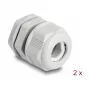 Pressacavo EX DeLOCK M20 grigio 2 pz poliammide