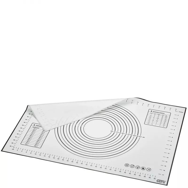 Tappetino GEFU PAD — silicone, avorio, 500 × 700 mm