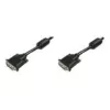 Cavo di connessione DVI Assmann. DVI(24+1). 2x ferrite M/M. 10.0m. DVI-D dual link. UL. bl (AK-320101-100-S)