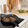 Padella grill Salter BW10702BRMFOB 28 cm Megastone con Thermo Collar