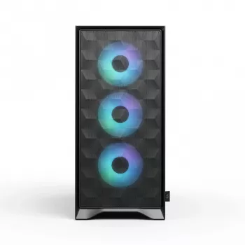 Case PC Fractal Design Pop 2 Air Black TG RGB Midi Tower – ATX/Micro-ATX/Mini-ITX, 3x120mm frontali, 1x120mm posteriore, vani da 2,5
