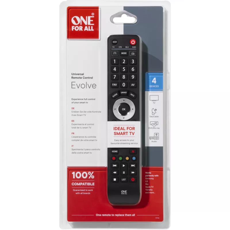 One For All URC7145 nero