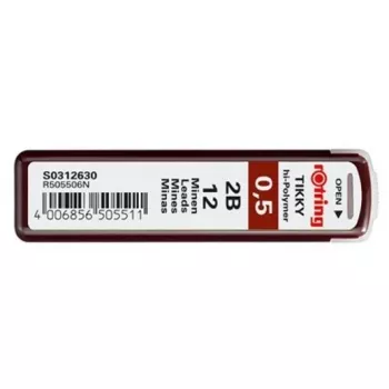 Mine in polimero Rotring 2B 0,5 mm S0312630