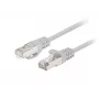 Patch cable CAT.6 FTP 1M grigio testato Fluke Lanberg confezione da 10