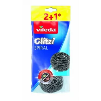 Paglietta in acciaio Vileda Glitzi Spiral 3 pz.