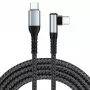 Cavo USB iBox IKUTC100 USB 2.0 2 m USB C nero