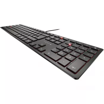 CHERRY KC 6000 Slim tastiera universale USB QWERTZ tedesco nero