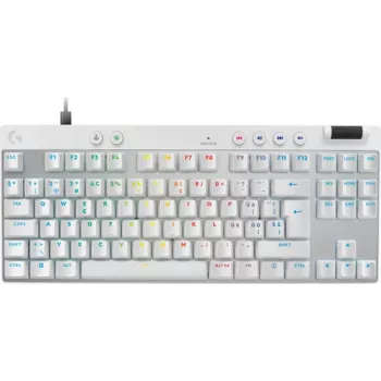 Logitech G PRO X RAPID tastiera gaming - TKL - meccanica - QWERTZ (CH) - bianco (920-013286)