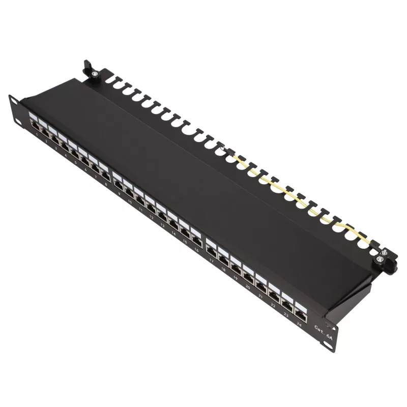 Patch panel - Extralink CAT6A STP, 24 porte
