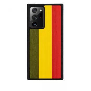 Custodia per cellulare Man and Wood per Samsung Galaxy Note 20 Ultra, Reggae nero