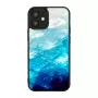 Custodia protettiva iKins per Apple iPhone 12 mini — blue lake con dettagli neri