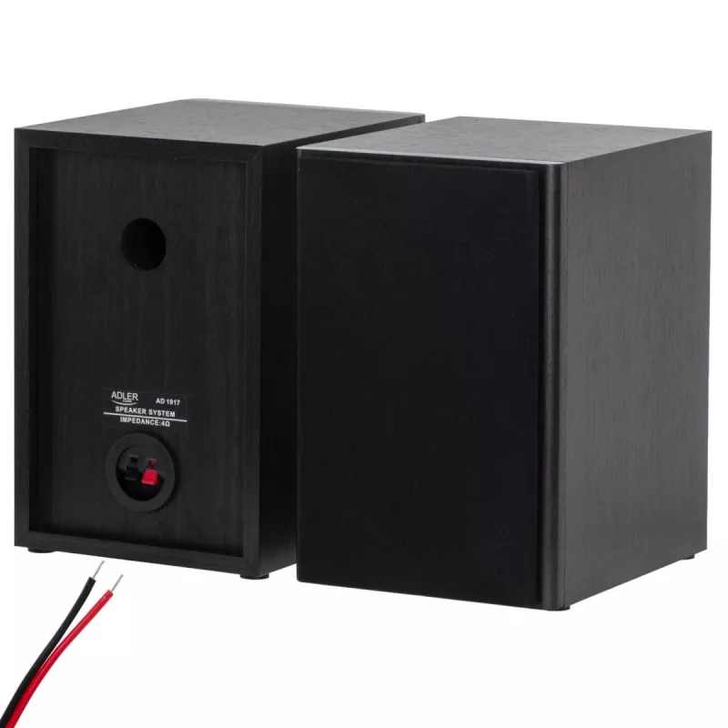 Mini sistema stereo Hi-Fi Adler AD 1917 — Bluetooth V5.3, CD/USB/MP3, 2×25 W RMS, sintonizzatore FM, equalizzatore a 4 bande, AUX, nero