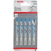 Lama per seghetto alternativo Bosch T 118 A acciaio rapido HSS 5 pezzi