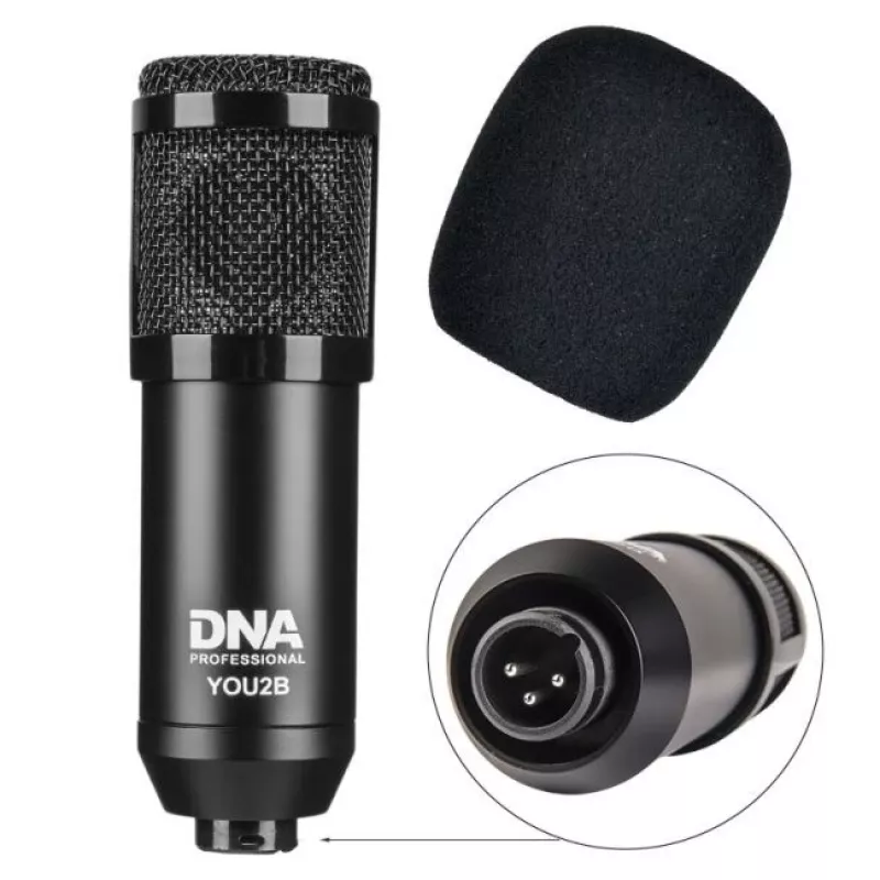 Kit microfono Bitmat DNA YOU2B — microfono, interfaccia audio, supporto e cavo