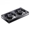 Jonsbo ZA-240 Infinity Mirror ventola ARGB PWM con pale inverse, 240 mm, nero