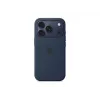Custodia in silicone Apple iPhone 17 Pro MagSafe Midnight blu scuro
