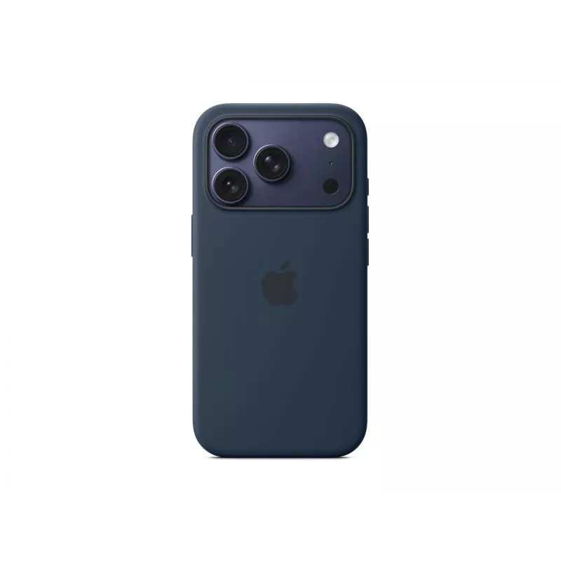Custodia in silicone Apple iPhone 17 Pro MagSafe Midnight blu scuro