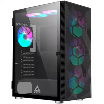 MONTECH X3 X3MESH-BK Case Midi-Tower nero Mesh Case PC