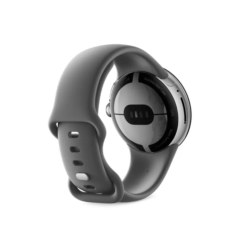 Google Pixel Watch – argento lucido – smartwatch con cinturino