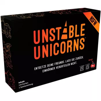 Unstable Unicorns NSFW, gioco di carte