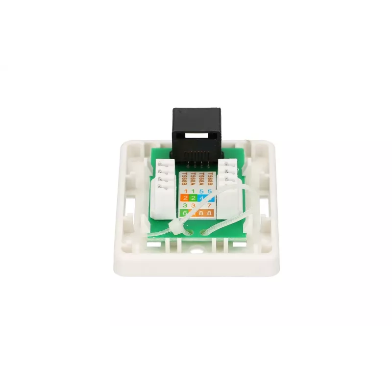 Extralink presa da superficie, 1x RJ45 CAT5E UTP