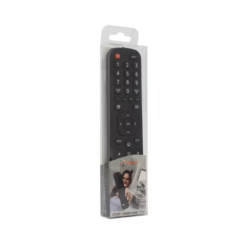 Telecomando SBOX RC-01405 compatibile con vari modelli TV Hisense