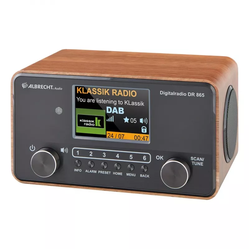 Radio digitale Albrecht DR 865 Senior (confezione aperta)