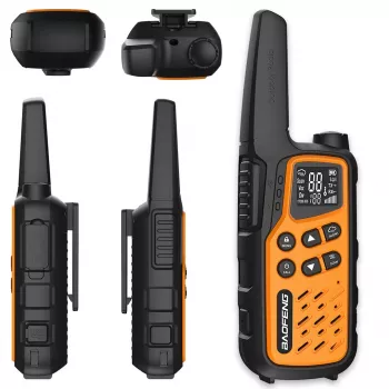 Walkie-talkie Baofeng BF-T25E arancione, 2 pezzi