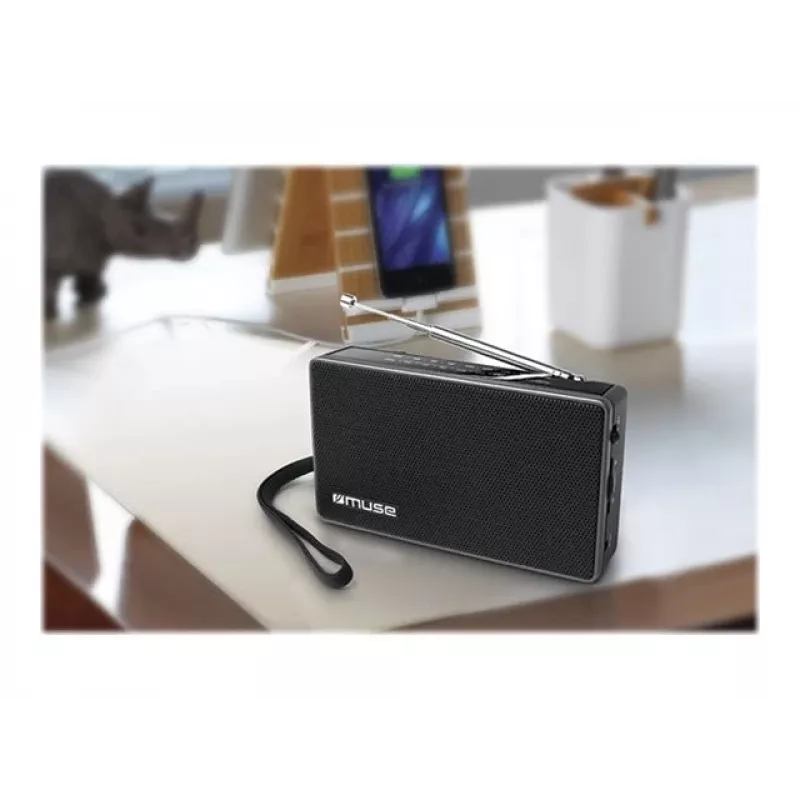 Muse | M-030R | radio tascabile 2 bande | nero