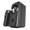CREATIVE T60 diffusori desktop Hi-Fi compatti 2.0 con dialogo chiaro e surround tramite Sound Blaster SmartComms Kit, connessioni audio USB-C, microfono e cuffie B