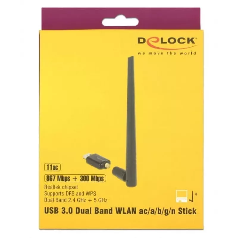 Scheda di rete DeLOCK 12535 RF Wireless