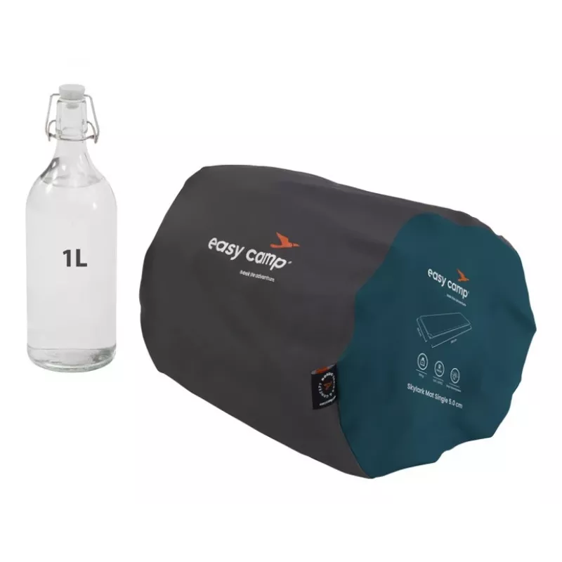 Materassino singolo Easy Camp Skylark Mat 5,0 cm – poliestere, 2000×600×50 mm, blu