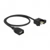Cavo USB DeLOCK 85459 USB 2.0 0,5 m nero