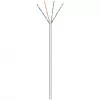 Cavo di rete Wentronic Goobay CAT 6, U/UTP, grigio, 100 m - CCA, AWG 24/7 (treccia), PVC (93884)