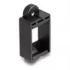 DeLOCK Supporto Keystone cornice snap-in nero 18mm x 40mm x 10mm