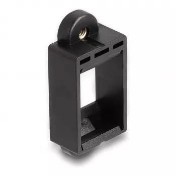 DeLOCK Supporto Keystone cornice snap-in nero 18mm x 40mm x 10mm