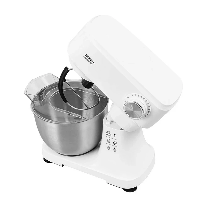 Impastatrice planetaria Zelmer ZKR1340 - 600 W, ciotola da 3,5 L, bianca