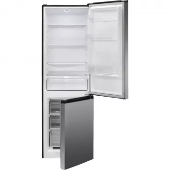 Frigorifero a libera installazione BOMANN KG 7357, 315 L totali (219 L vano frigo, 96 L vano congelatore), acciaio inox, illuminazione LED, 40 dB