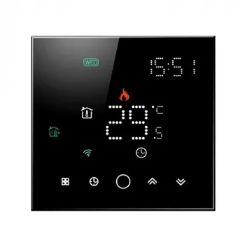 TUYA termostato WiFi programmabile, nero
