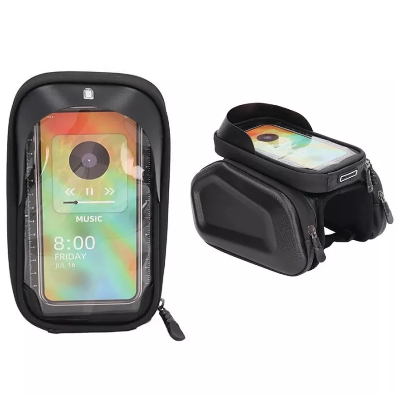 Extralink borsa per bici, borsa da telaio impermeabile con custodia per telefono