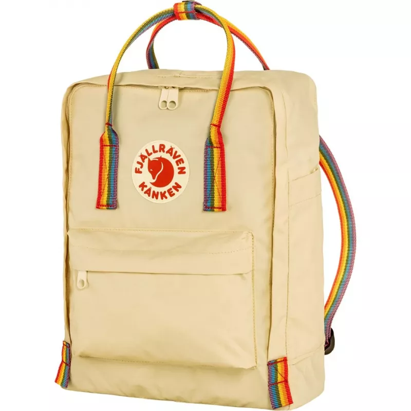 Zaino Fjällräven Kanken Rainbow zaino casual Oak vinylon