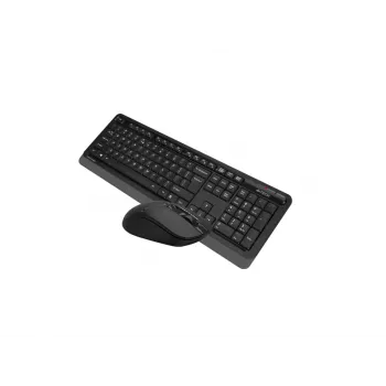 Set tastiera e mouse wireless A4Tech Fstyler FG1012, nero
