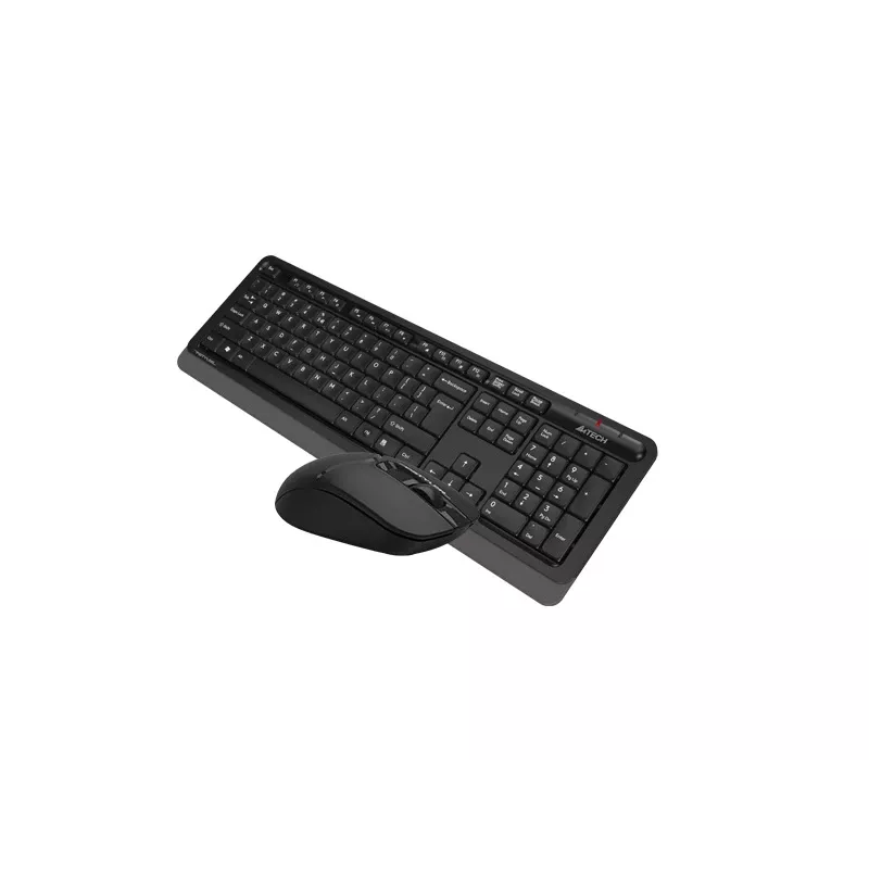 Set tastiera e mouse wireless A4Tech Fstyler FG1012, nero
