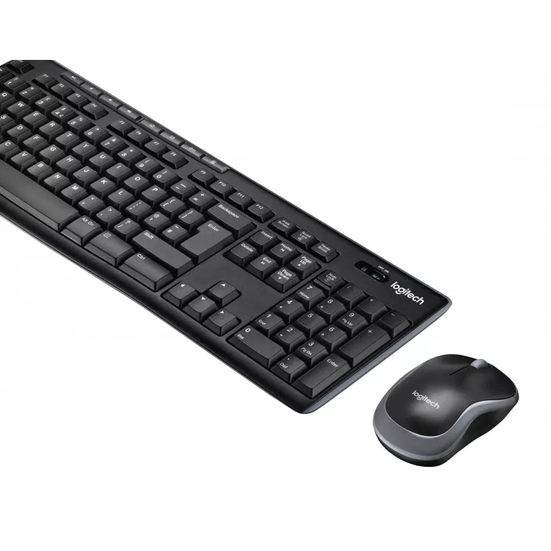 Logitech Wireless Combo MK270 – set tastiera-mouse – wireless – 2,4 GHz – francese (920-004510)