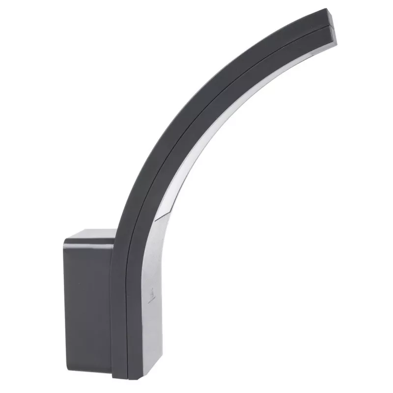 Lampada da parete esterna LED MACLEAN MCE343 GR – 10 W, illuminazione per facciate, grigio