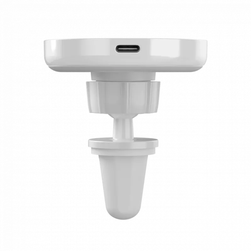 Caricabatterie auto CANYON OnGrip 105 15W Qi2 wireless bianco