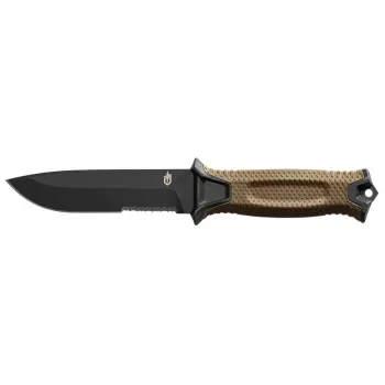 Coltello da sopravvivenza GERBER Strongarm Fixed Serrated Coyote