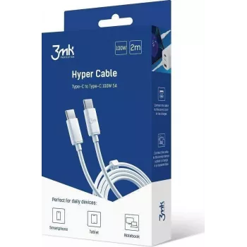 Cavo USB 3MK USB-C USB-C 2 m bianco