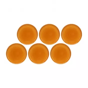 Piatti piani Rose&Tulipani Arpeggio set da 6, 25 cm ciascuno