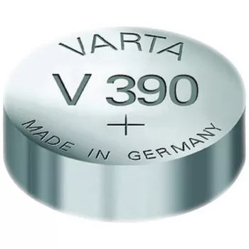 VARTA pila per orologi all'ossido d'argento, V390 (SR54), 1,55 Volt, 80 mAh (00390 101 401)